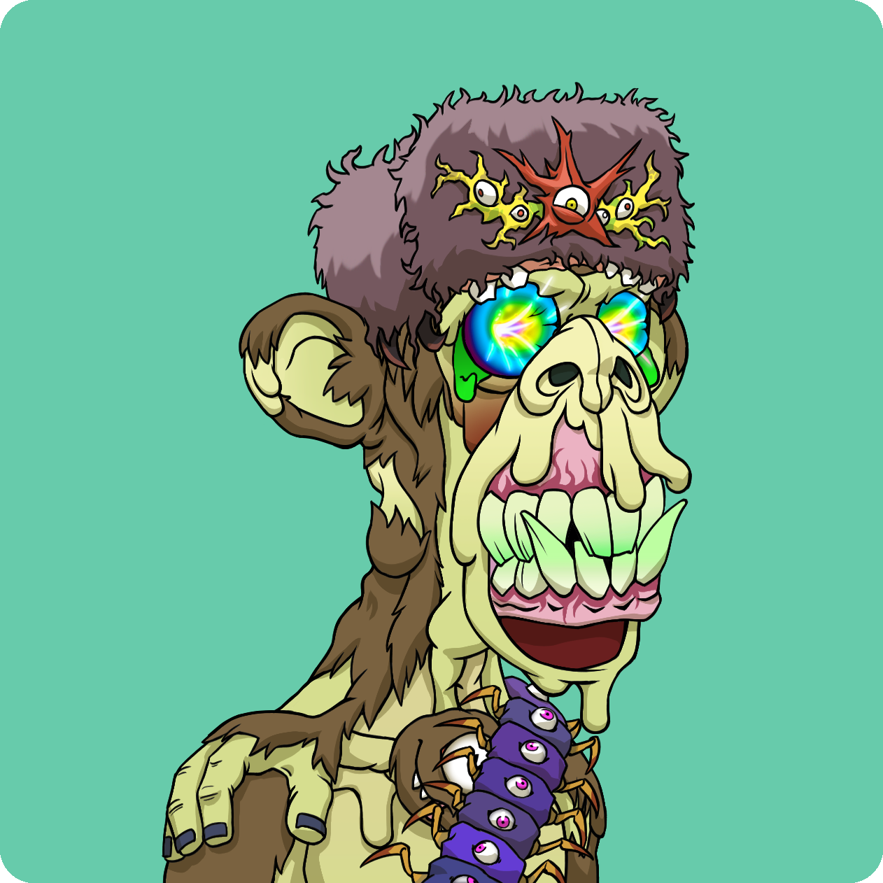 Yuga Labs - Mutant Ape Yacht Club - NFT # 6058