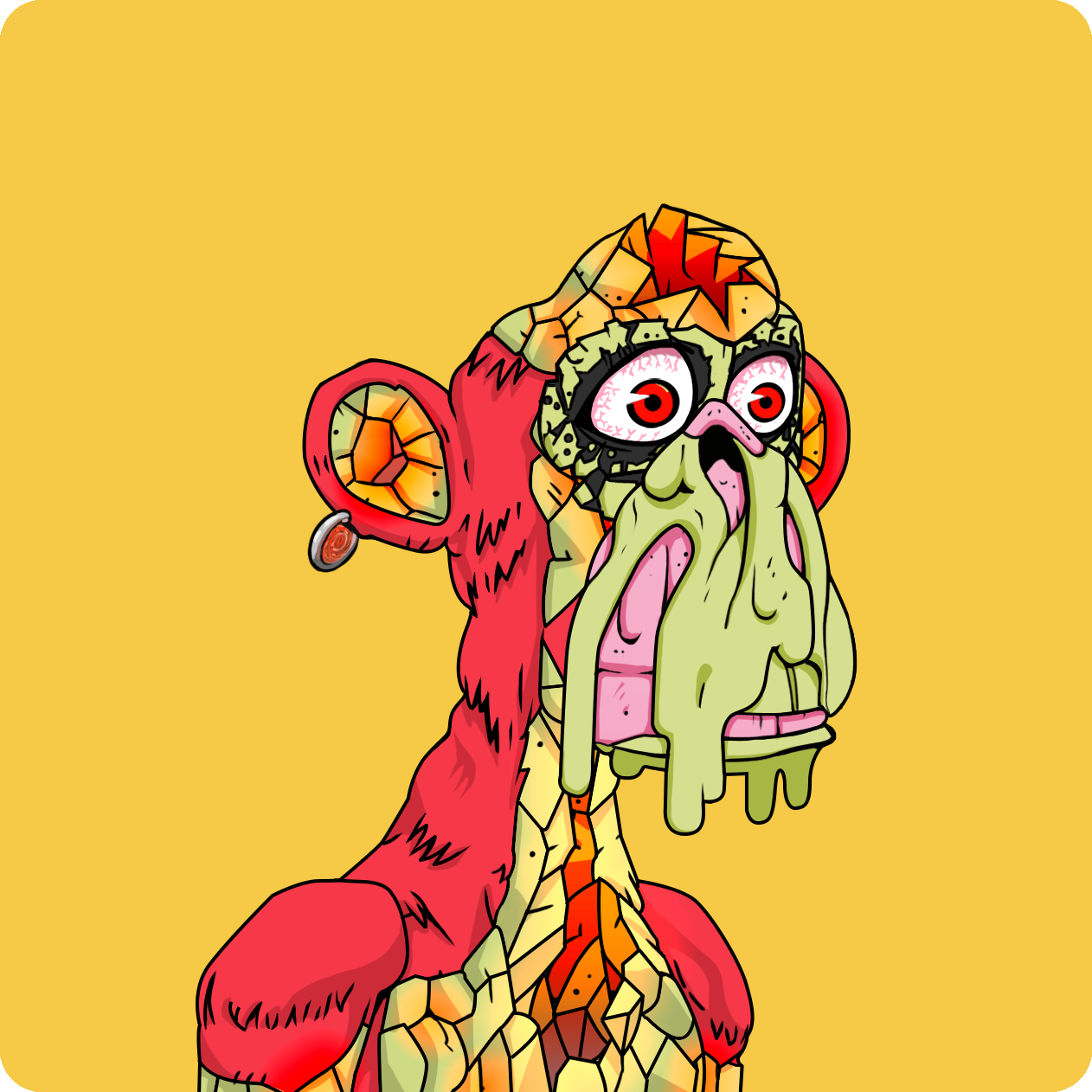 Yuga Labs - Mutant Ape Yacht Club - NFT # 10654