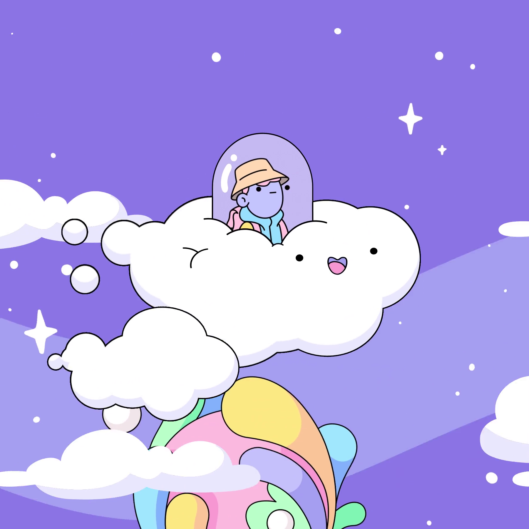 The Doodles Founders - Space Doodles - Space Doodle #182 - NFT # 182