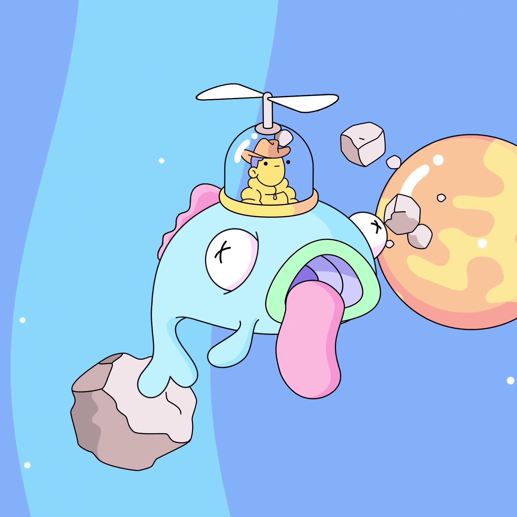 The Doodles Founders - Space Doodles - Space Doodle #12 - NFT # 12