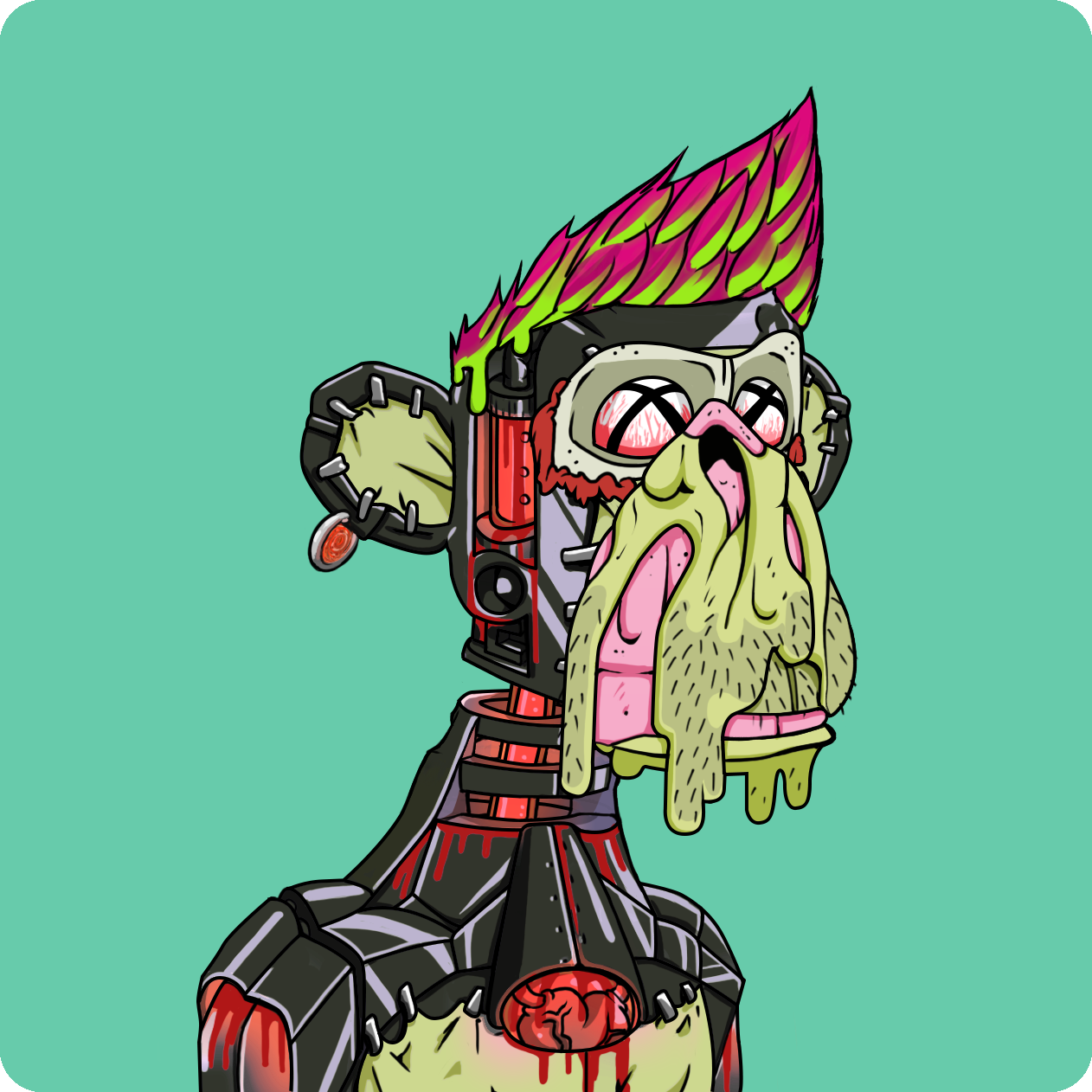 Yuga Labs - Mutant Ape Yacht Club - NFT # 1676