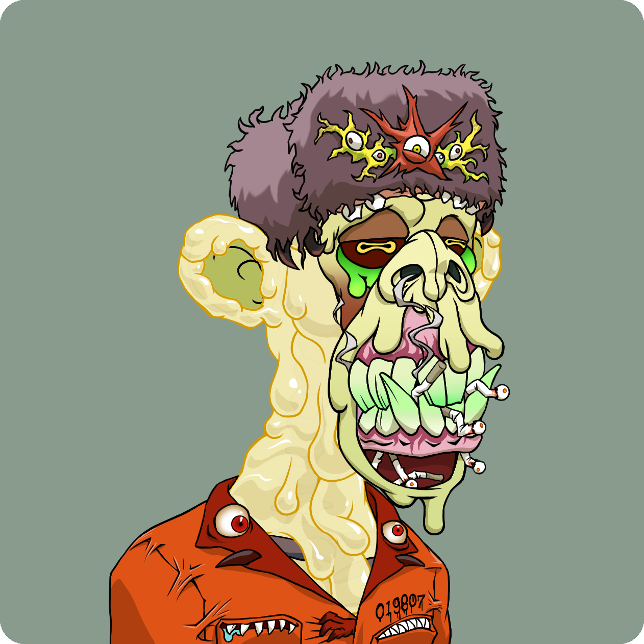 Yuga Labs - Mutant Ape Yacht Club - NFT # 21743