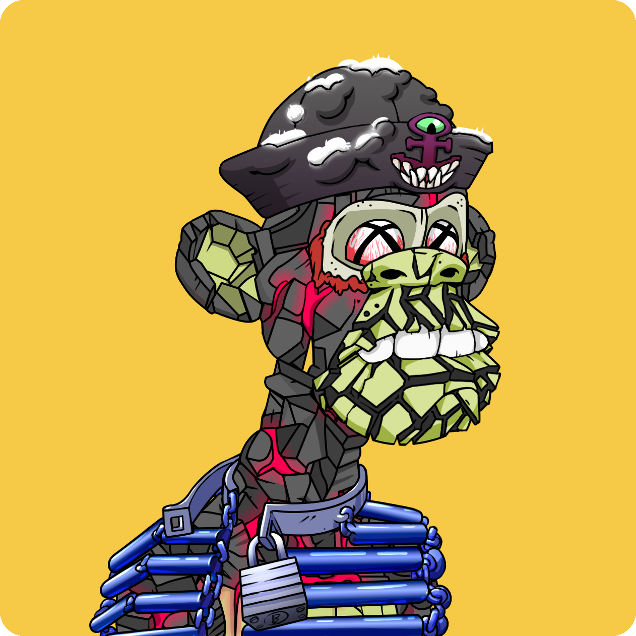 Yuga Labs - Mutant Ape Yacht Club - NFT # 2115