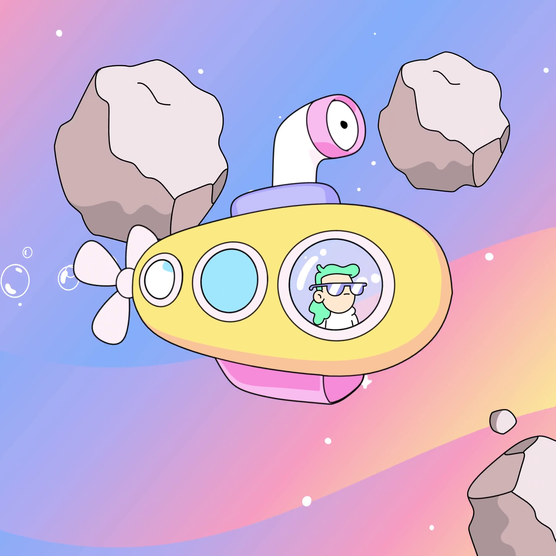 The Doodles Founders - Space Doodles - Space Doodle #9825 - NFT # 9825