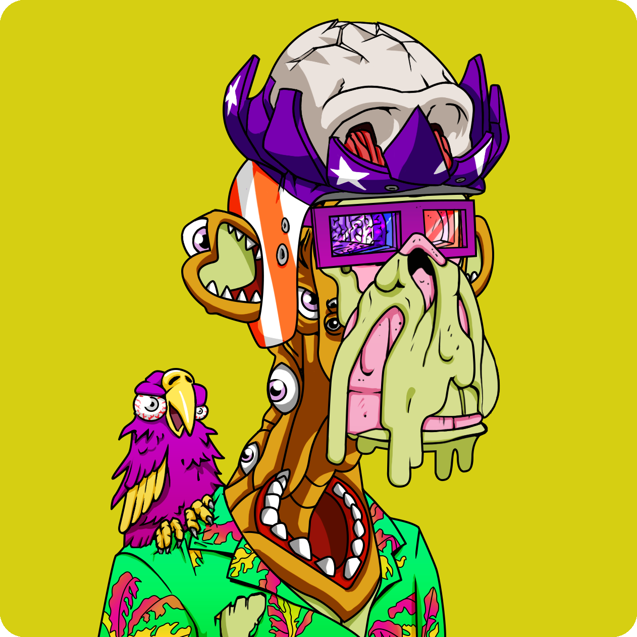 Yuga Labs - Mutant Ape Yacht Club - NFT # 9890