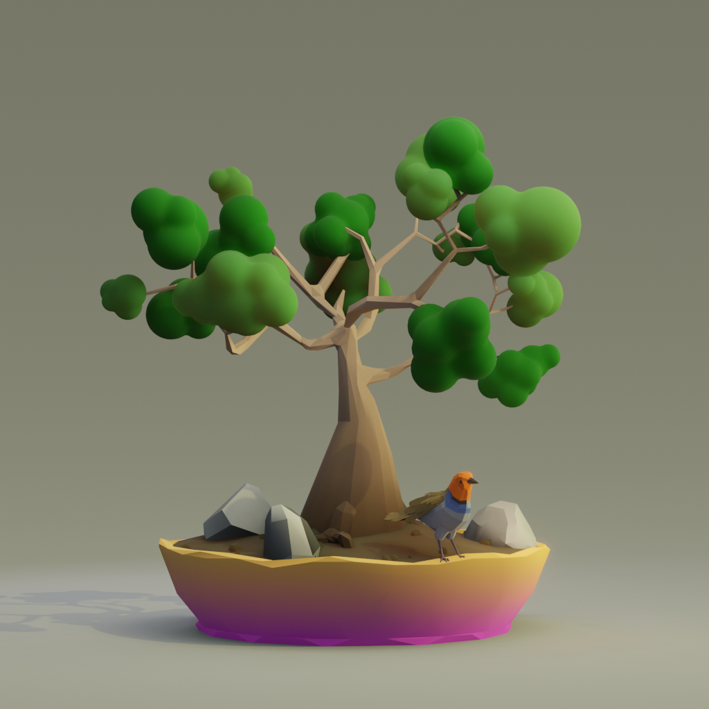 ZENFT Garden Society - Bonsai - Bonsai #8575 - NFT # 8575