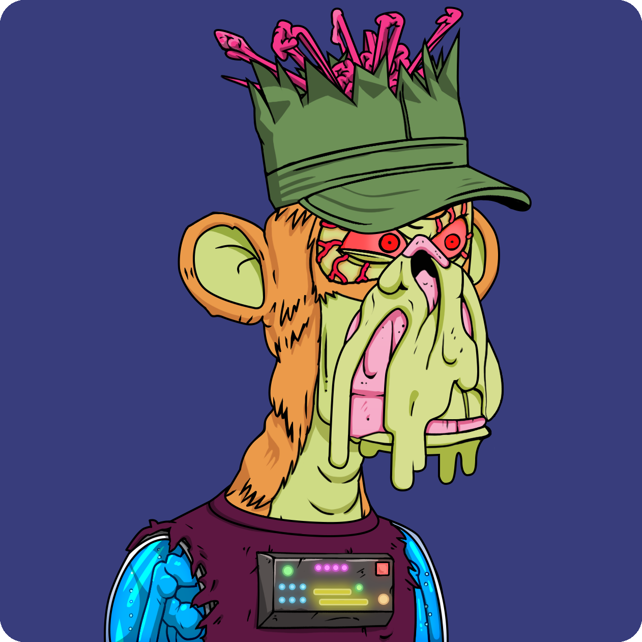 Yuga Labs - Mutant Ape Yacht Club - NFT # 3495