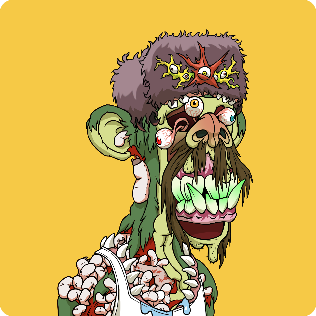 Yuga Labs - Mutant Ape Yacht Club - NFT # 15851