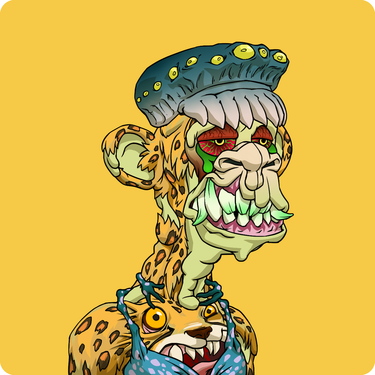 Yuga Labs - Mutant Ape Yacht Club - NFT # 3586