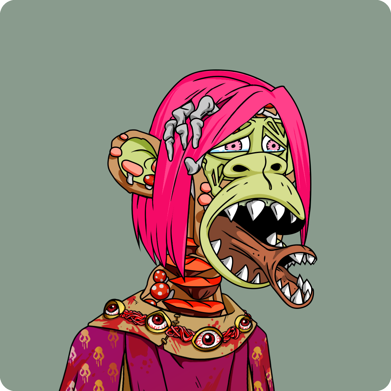 Yuga Labs - Mutant Ape Yacht Club - NFT # 18016