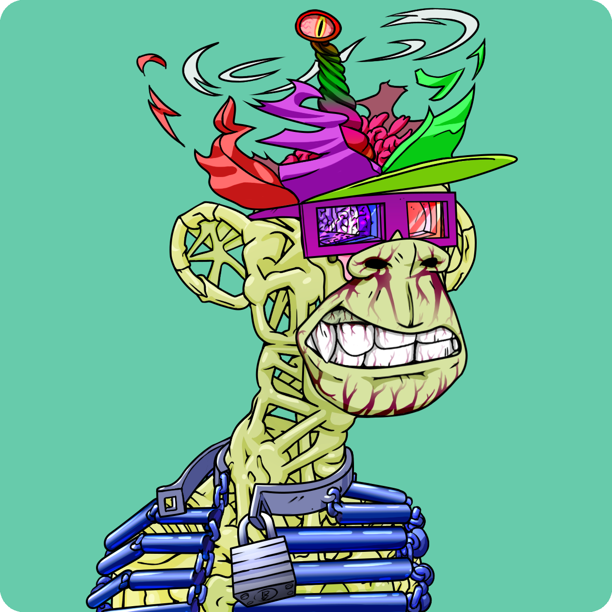 Yuga Labs - Mutant Ape Yacht Club - NFT # 7058