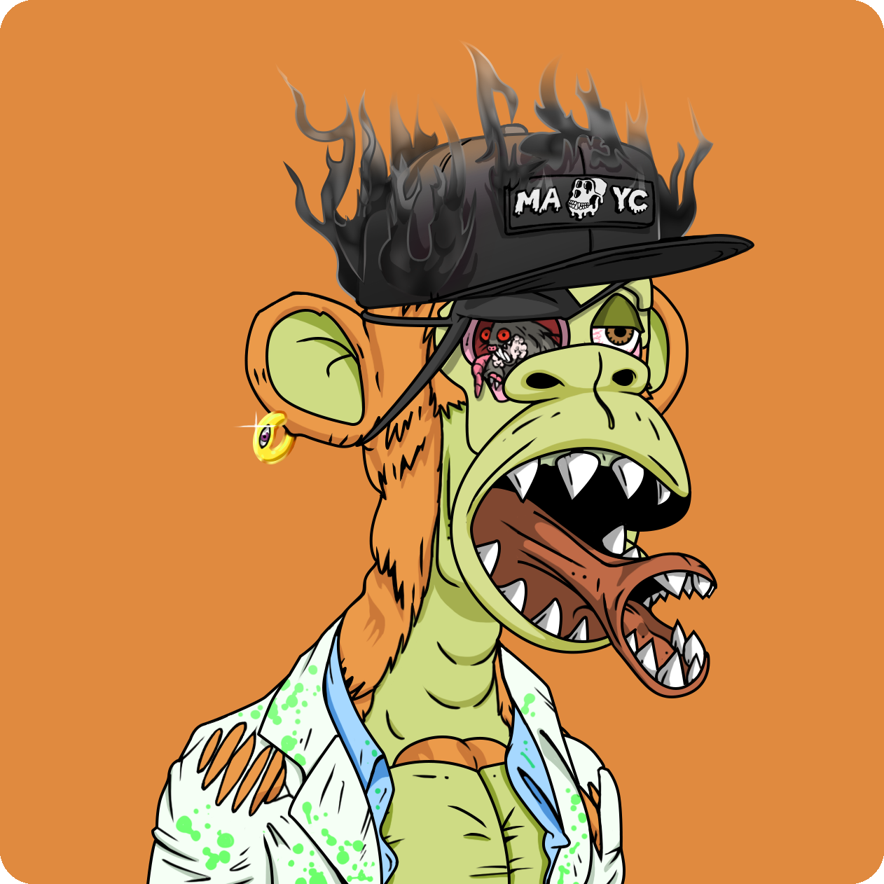 Yuga Labs - Mutant Ape Yacht Club - NFT # 842