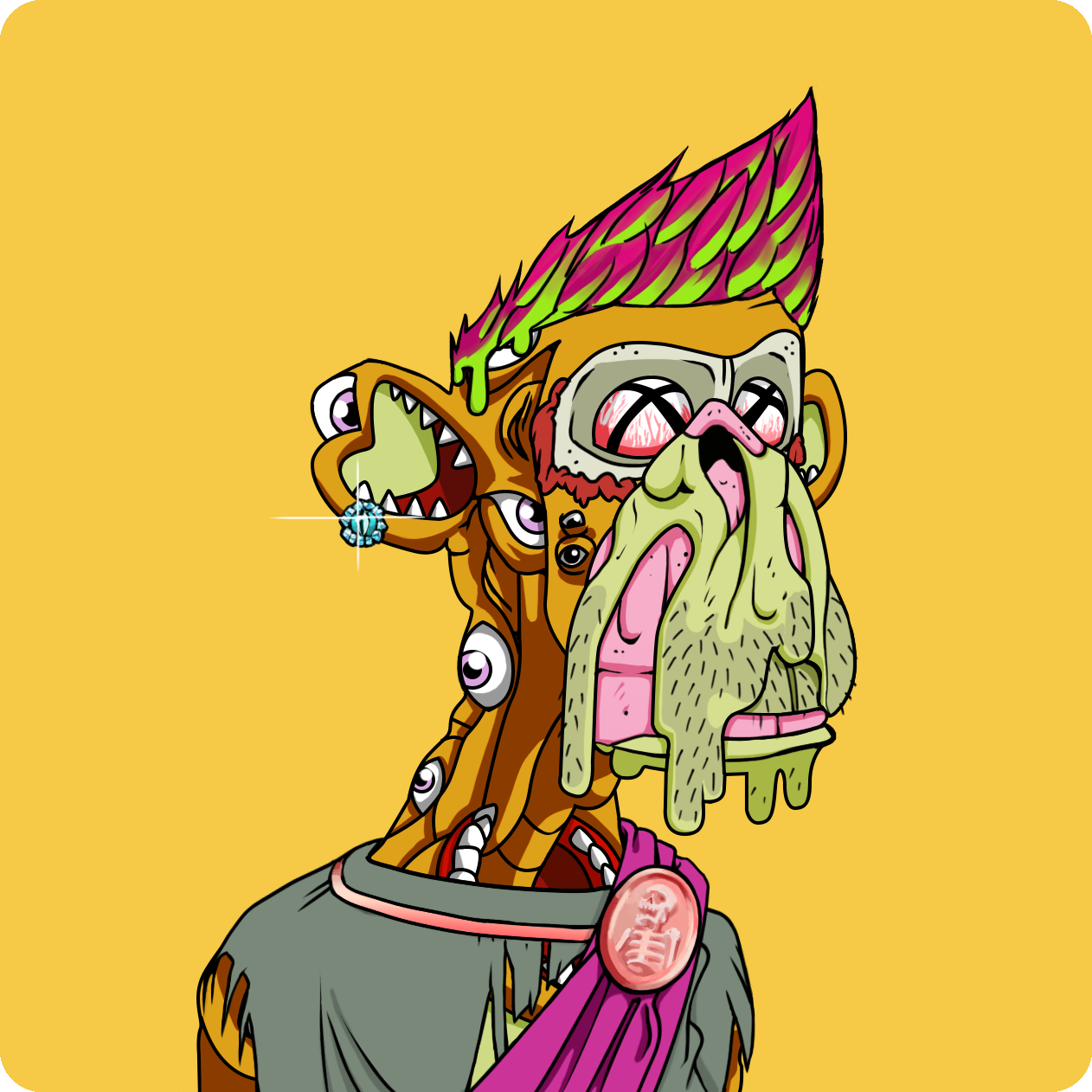 Yuga Labs - Mutant Ape Yacht Club - NFT # 2918