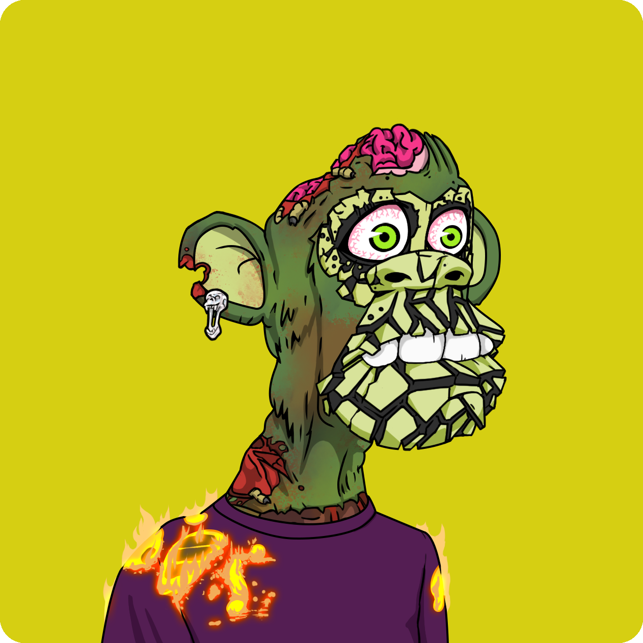 Yuga Labs - Mutant Ape Yacht Club - NFT # 587