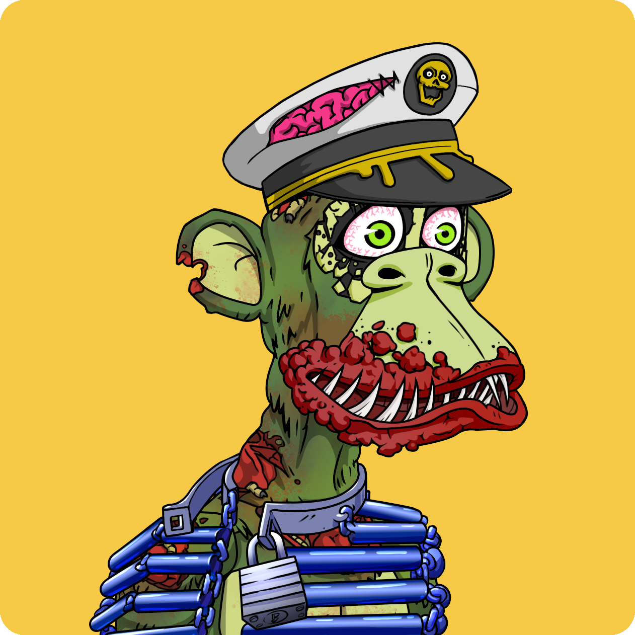 Yuga Labs - Mutant Ape Yacht Club - NFT # 3344