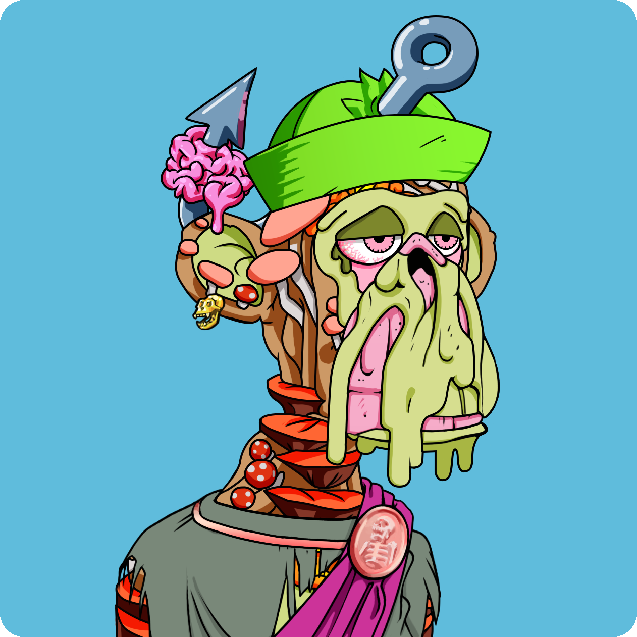 Yuga Labs - Mutant Ape Yacht Club - NFT # 376