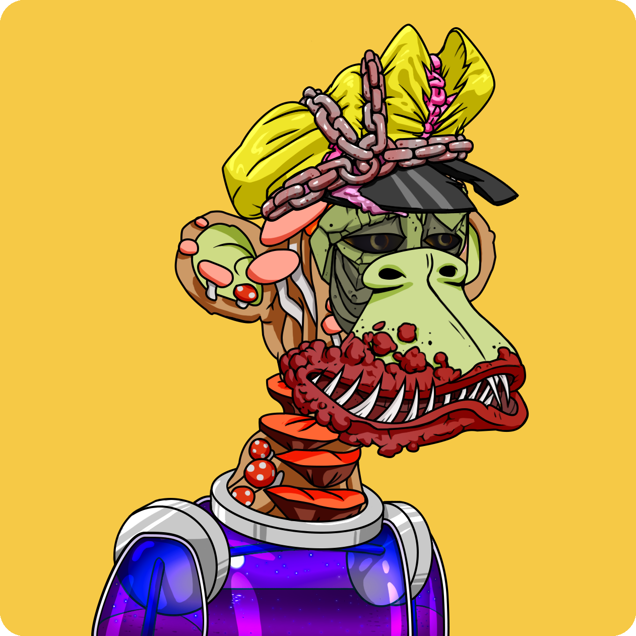 Yuga Labs - Mutant Ape Yacht Club - NFT # 17454