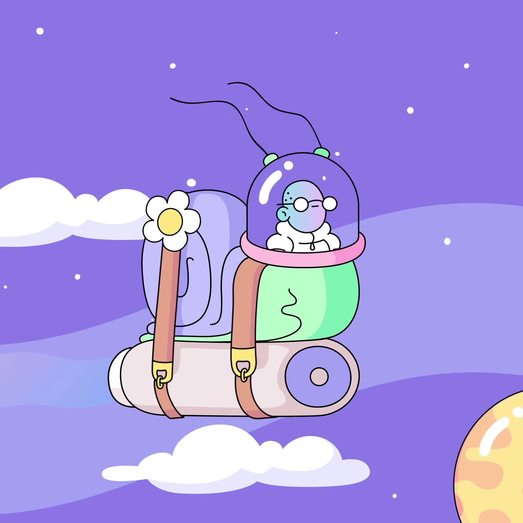 The Doodles Founders - Space Doodles - Space Doodle #9876 - NFT # 9876