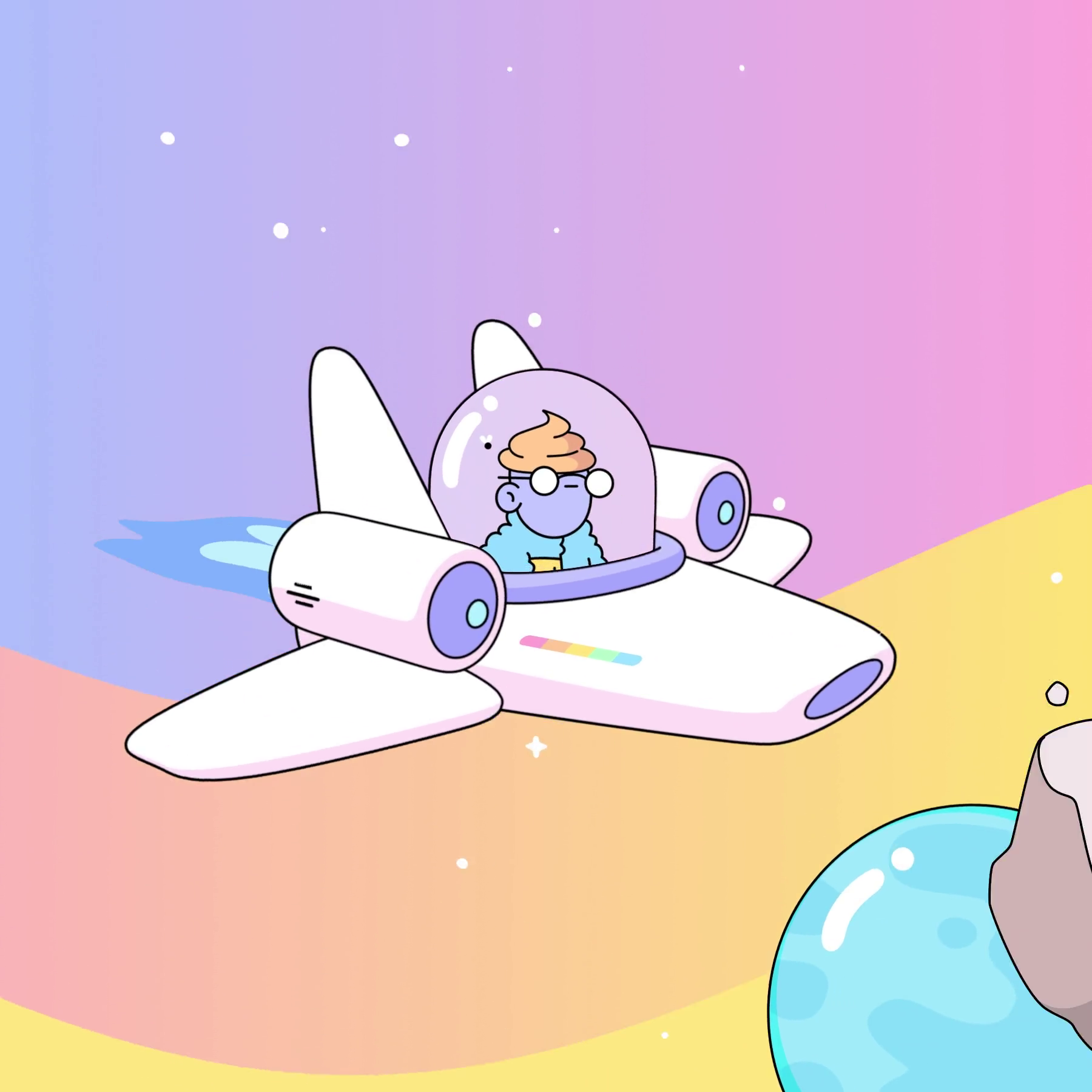 The Doodles Founders - Space Doodles - Space Doodle #2 - NFT # 2