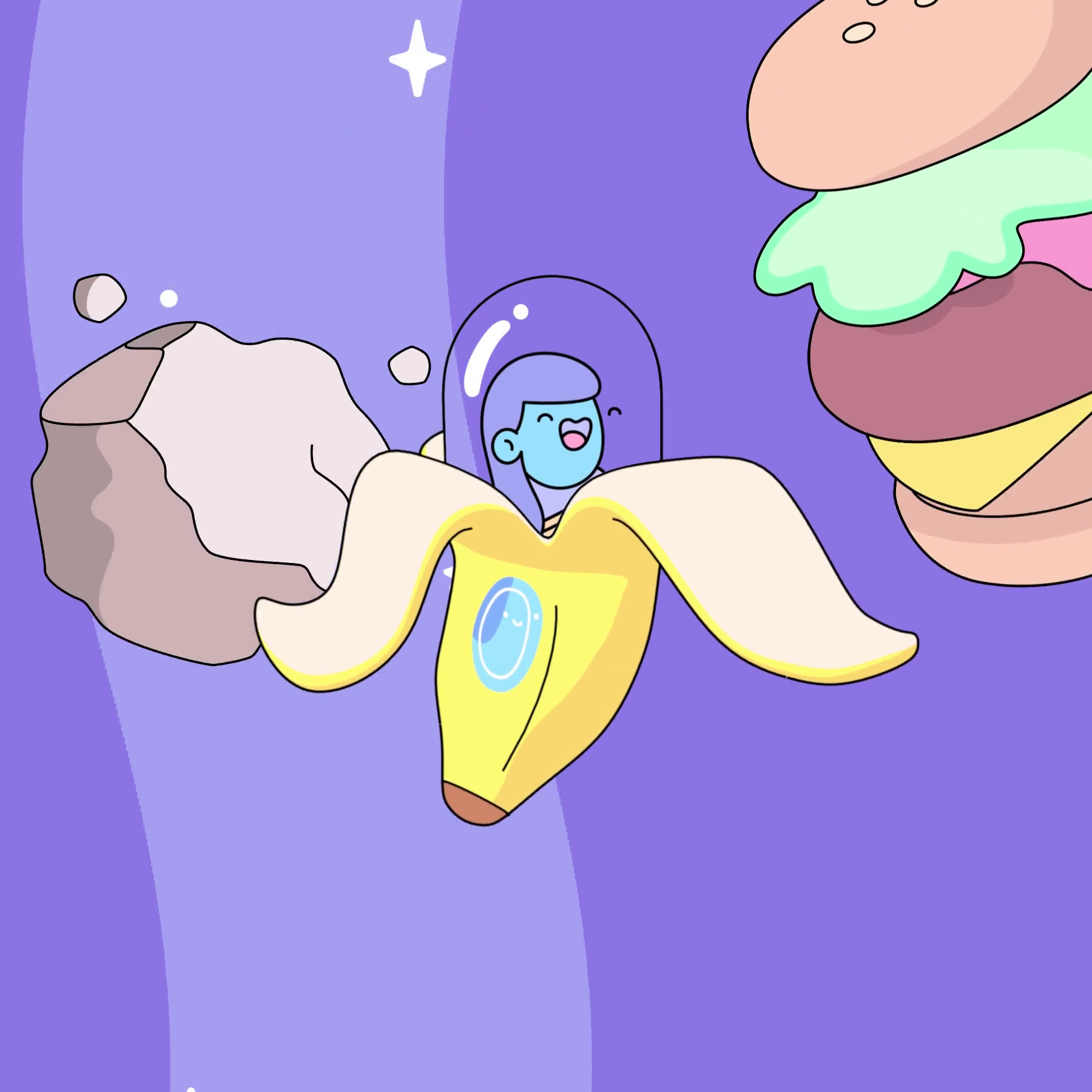 The Doodles Founders - Space Doodles - Space Doodle #9735 - NFT # 9735