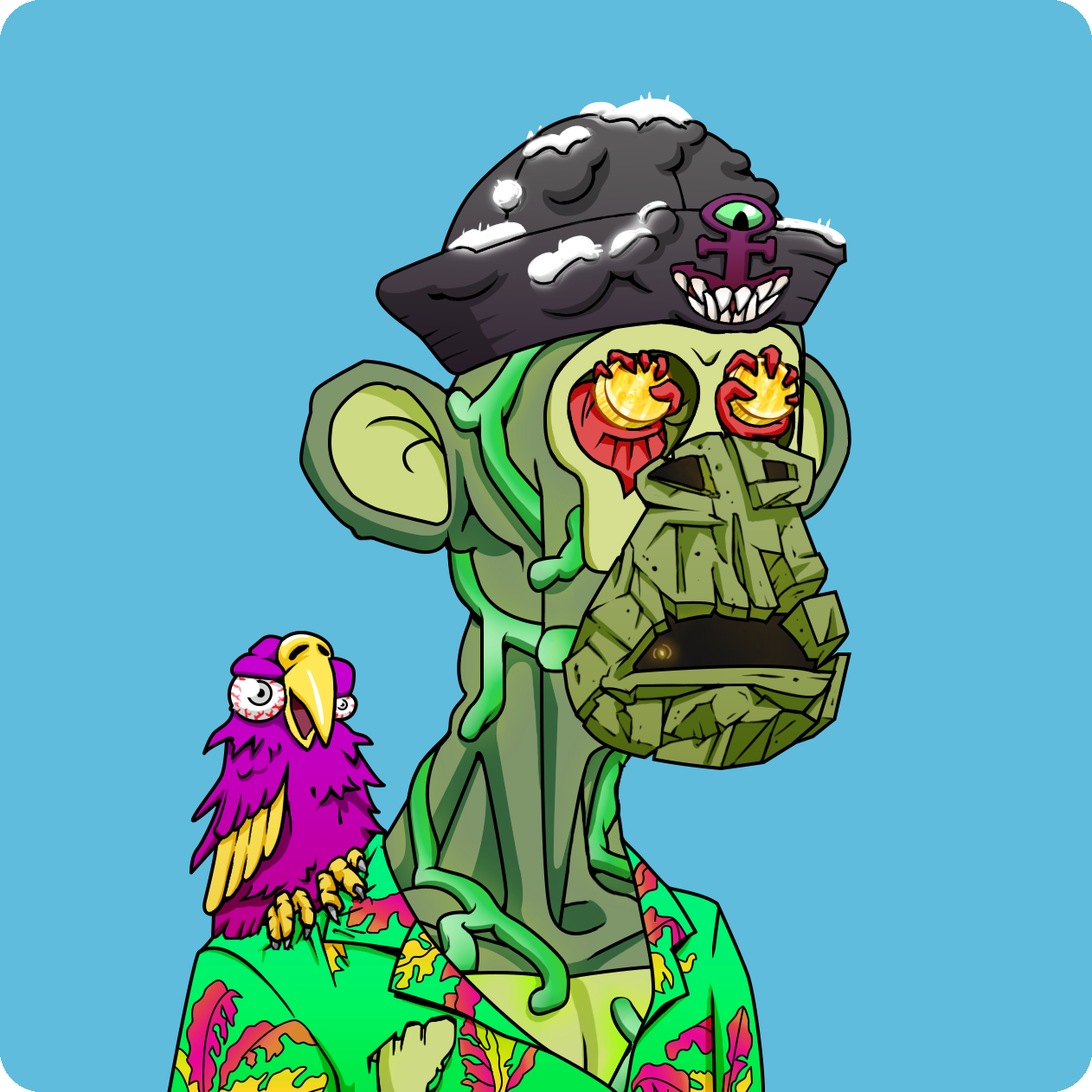 Yuga Labs - Mutant Ape Yacht Club - NFT # 8492