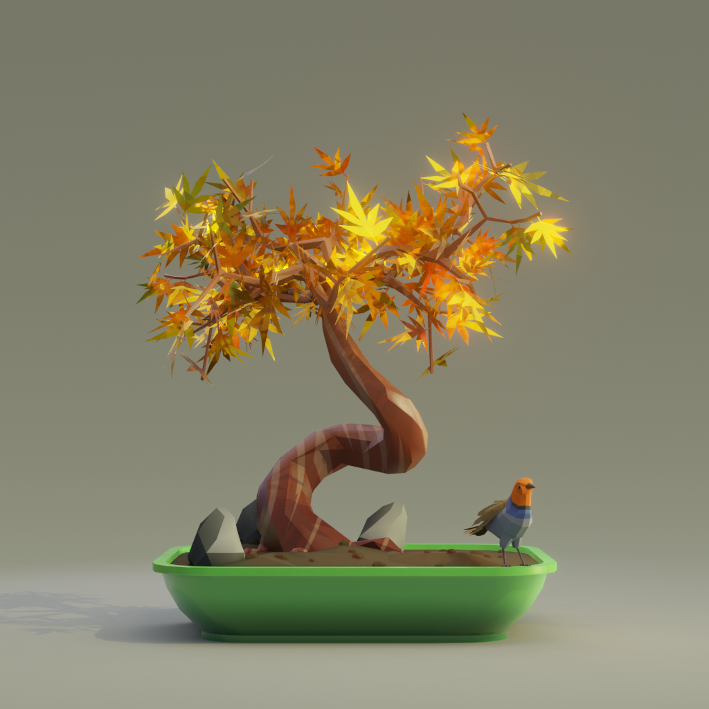 ZENFT Garden Society - Bonsai - Bonsai #8645 - NFT # 8645