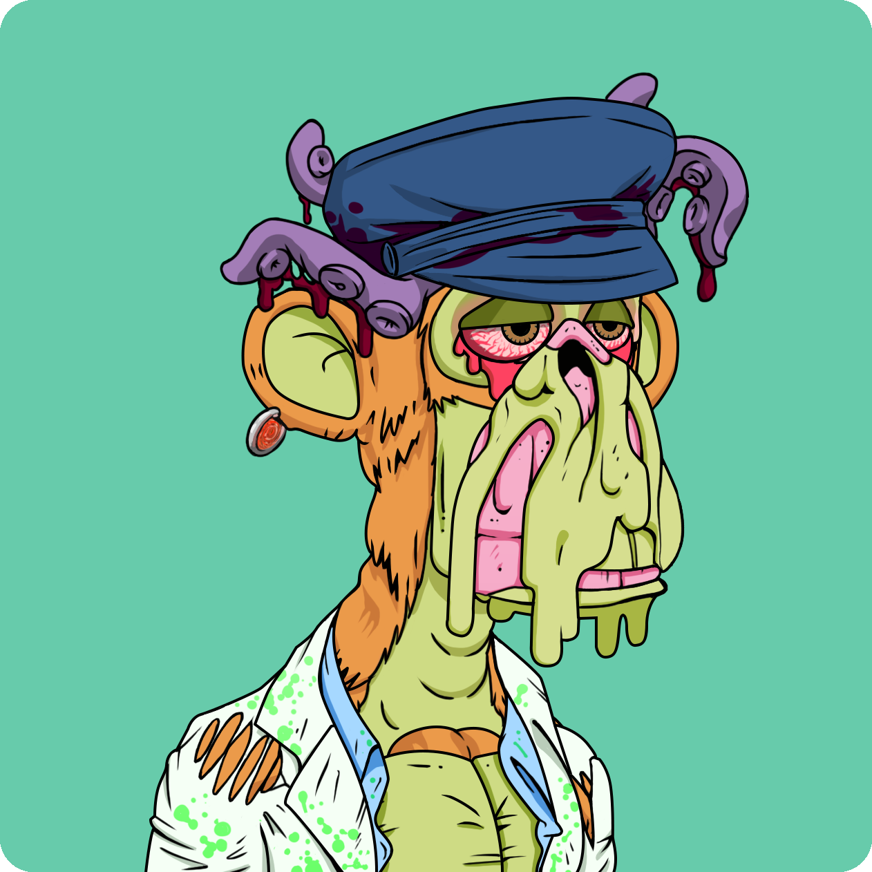 Yuga Labs - Mutant Ape Yacht Club - NFT # 19008