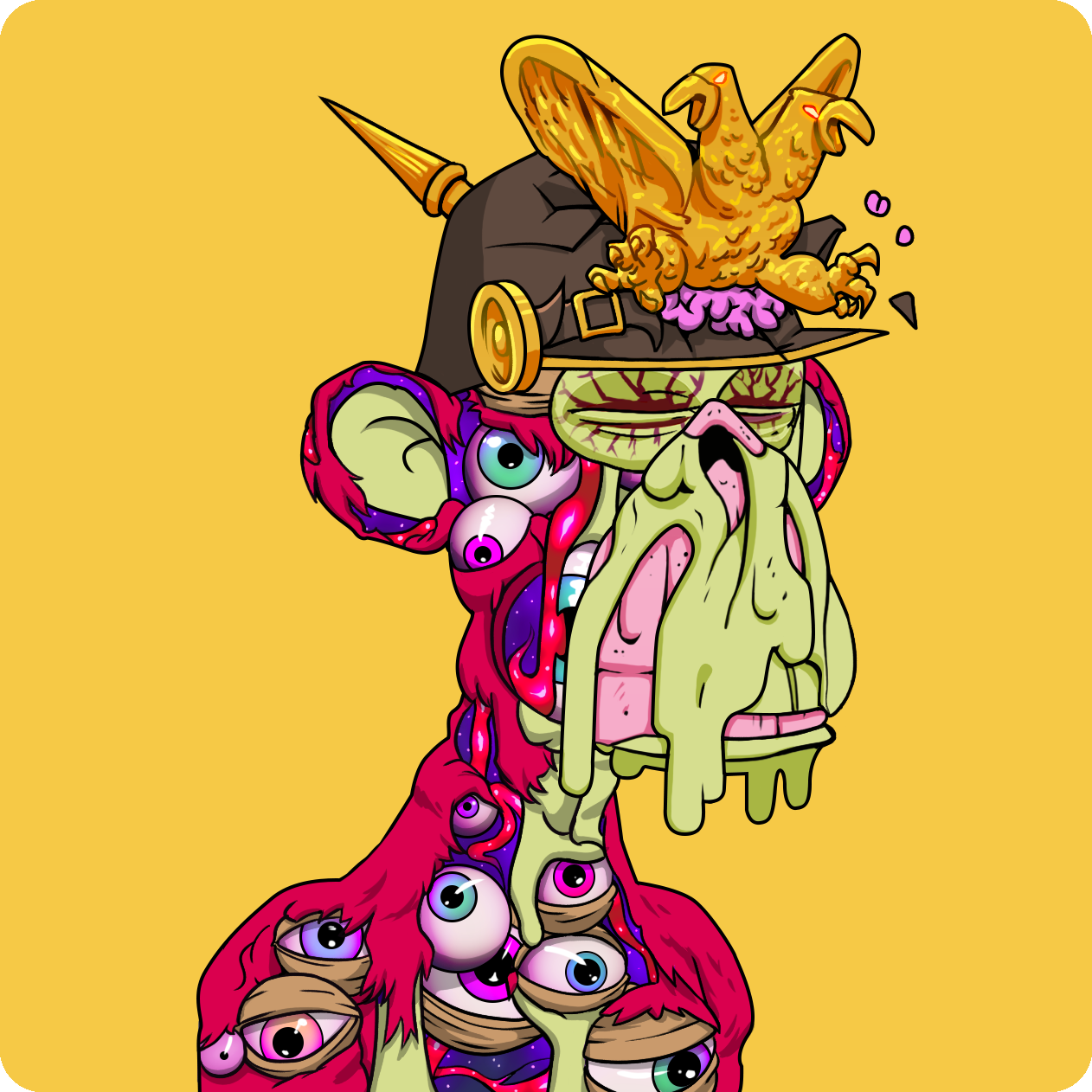 Yuga Labs - Mutant Ape Yacht Club - NFT # 107