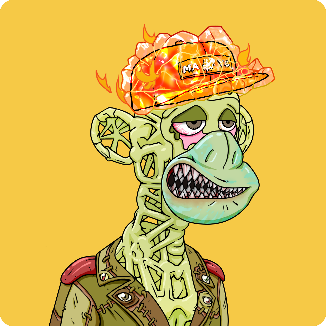 Yuga Labs - Mutant Ape Yacht Club - NFT # 3580