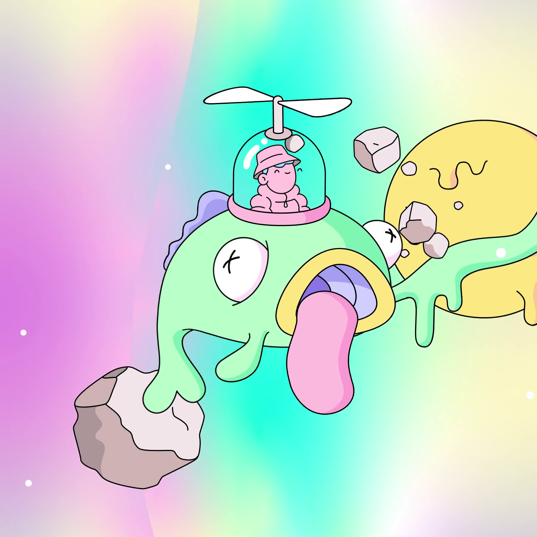 The Doodles Founders - Space Doodles - Space Doodle #9932 - NFT # 9932