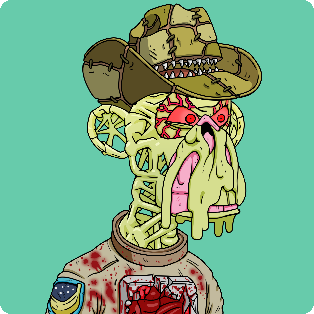 Yuga Labs - Mutant Ape Yacht Club - NFT # 3706