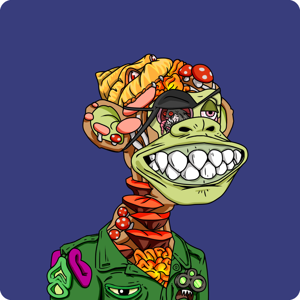 Yuga Labs - Mutant Ape Yacht Club - NFT # 11206