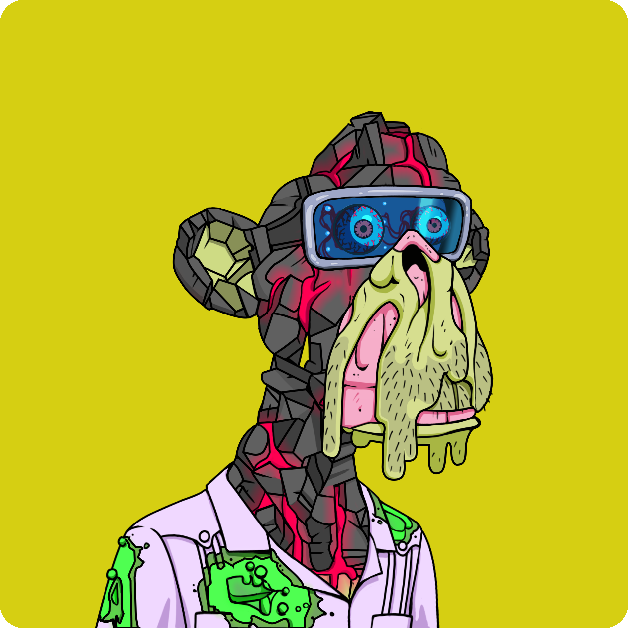 Yuga Labs - Mutant Ape Yacht Club - NFT # 3669