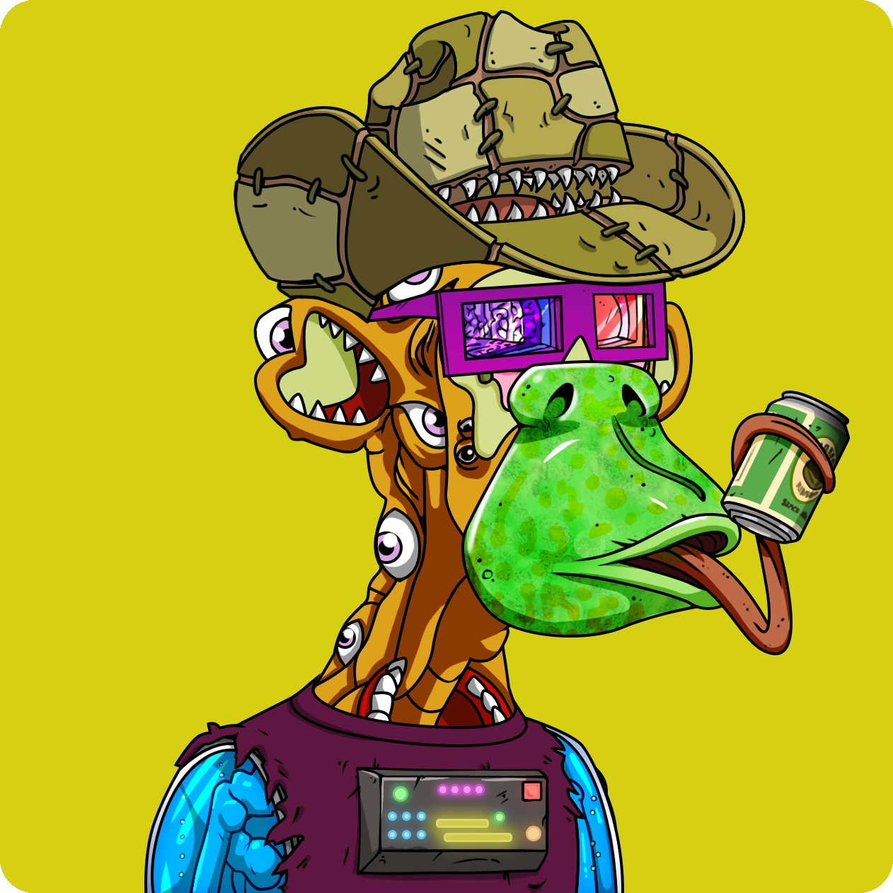 Yuga Labs - Mutant Ape Yacht Club - NFT # 4907