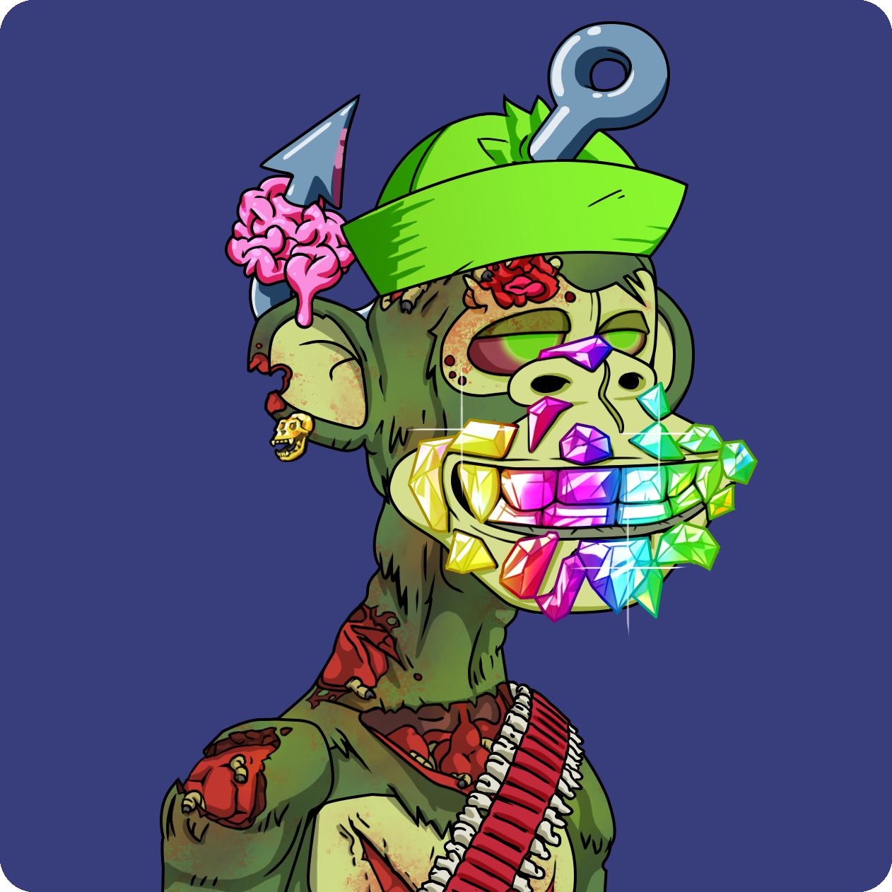 Yuga Labs - Mutant Ape Yacht Club - NFT # 3880