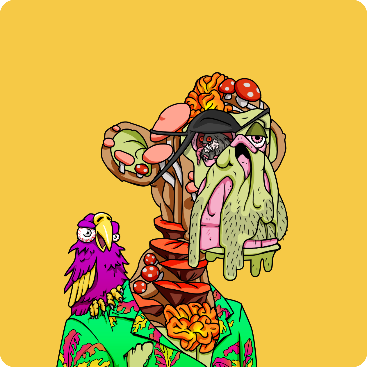 Yuga Labs - Mutant Ape Yacht Club - NFT # 3610