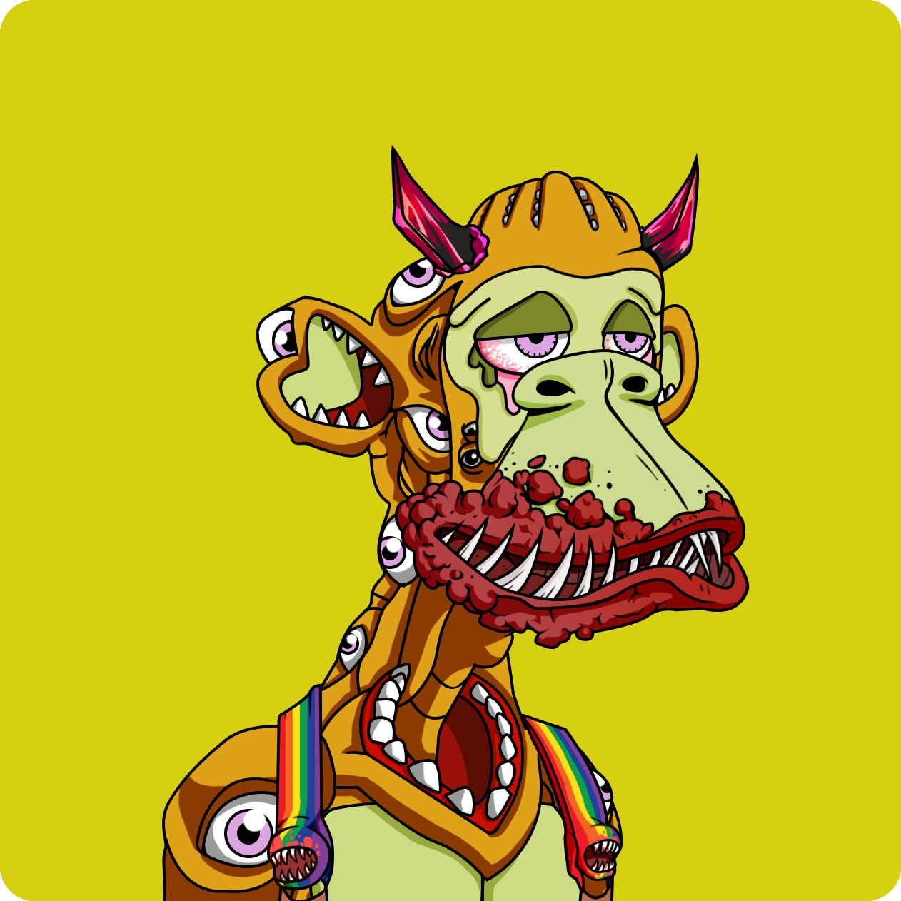 Yuga Labs - Mutant Ape Yacht Club - NFT # 19596