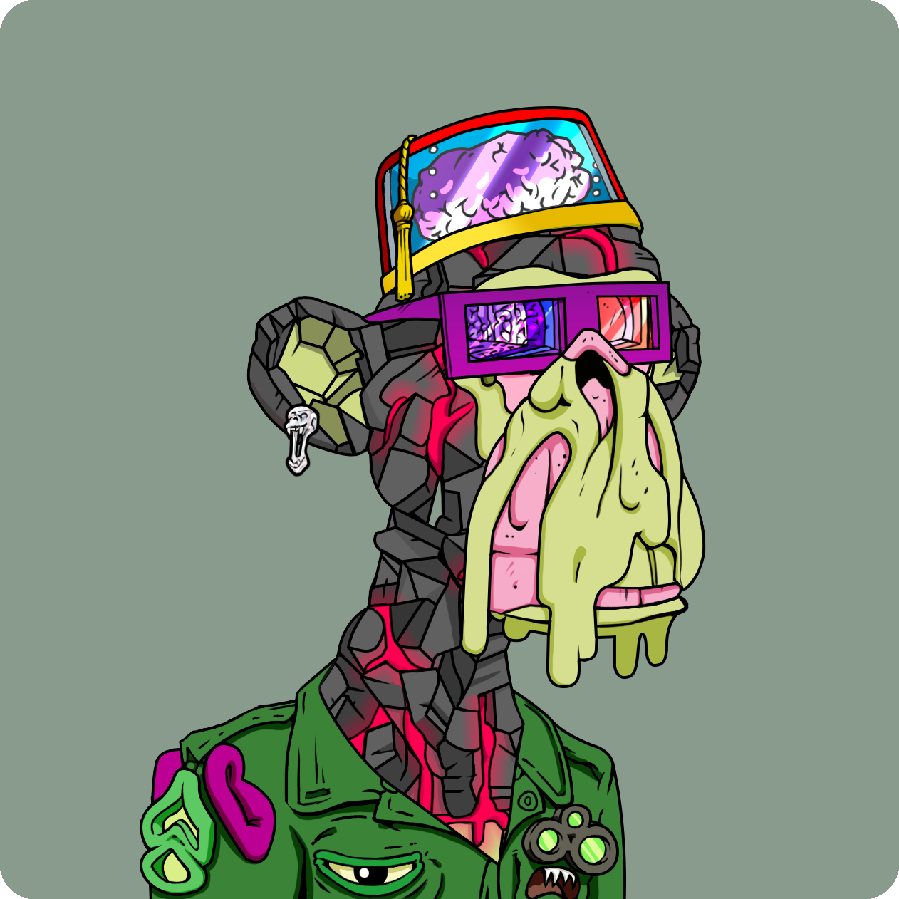 Yuga Labs - Mutant Ape Yacht Club - NFT # 8455