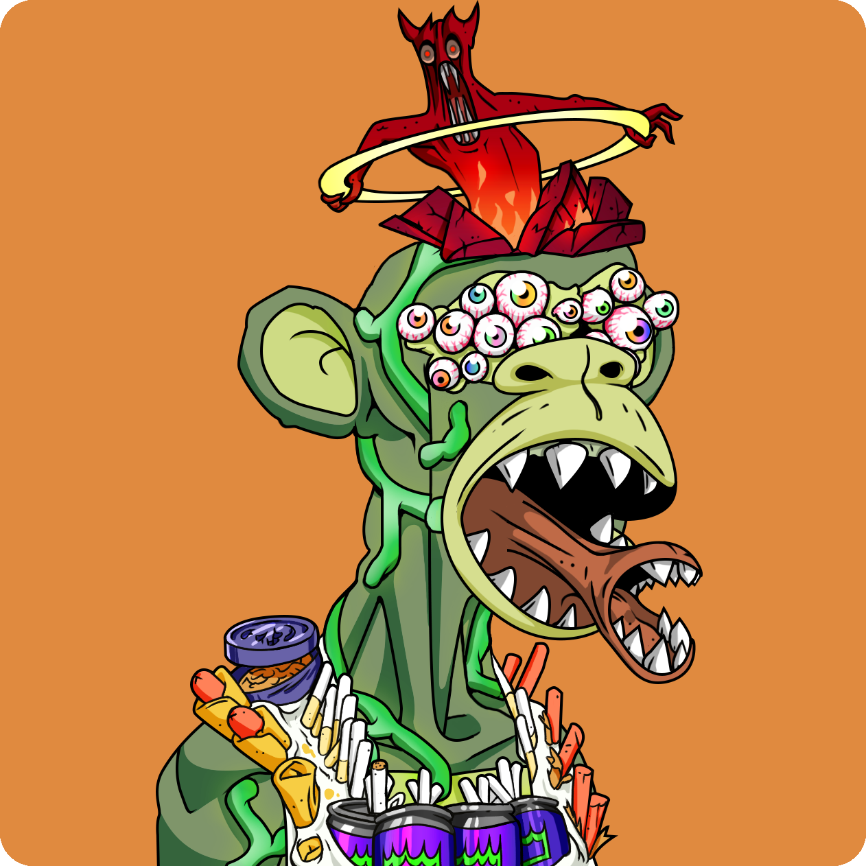 Yuga Labs - Mutant Ape Yacht Club - NFT # 21182