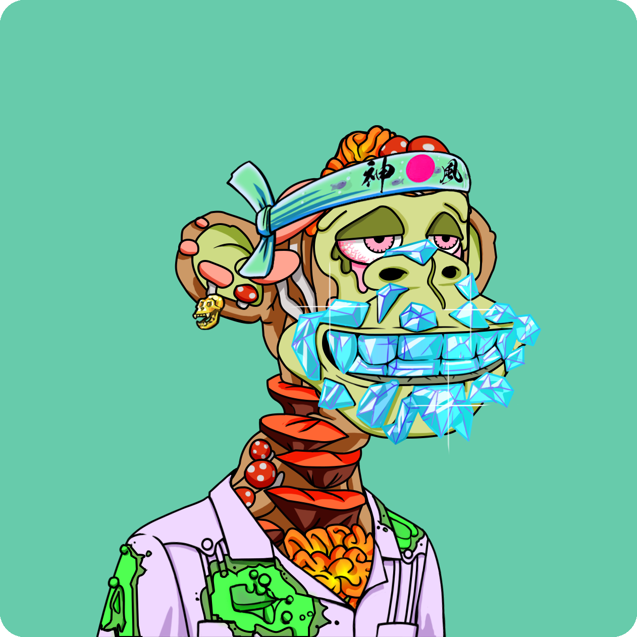 Yuga Labs - Mutant Ape Yacht Club - NFT # 23876