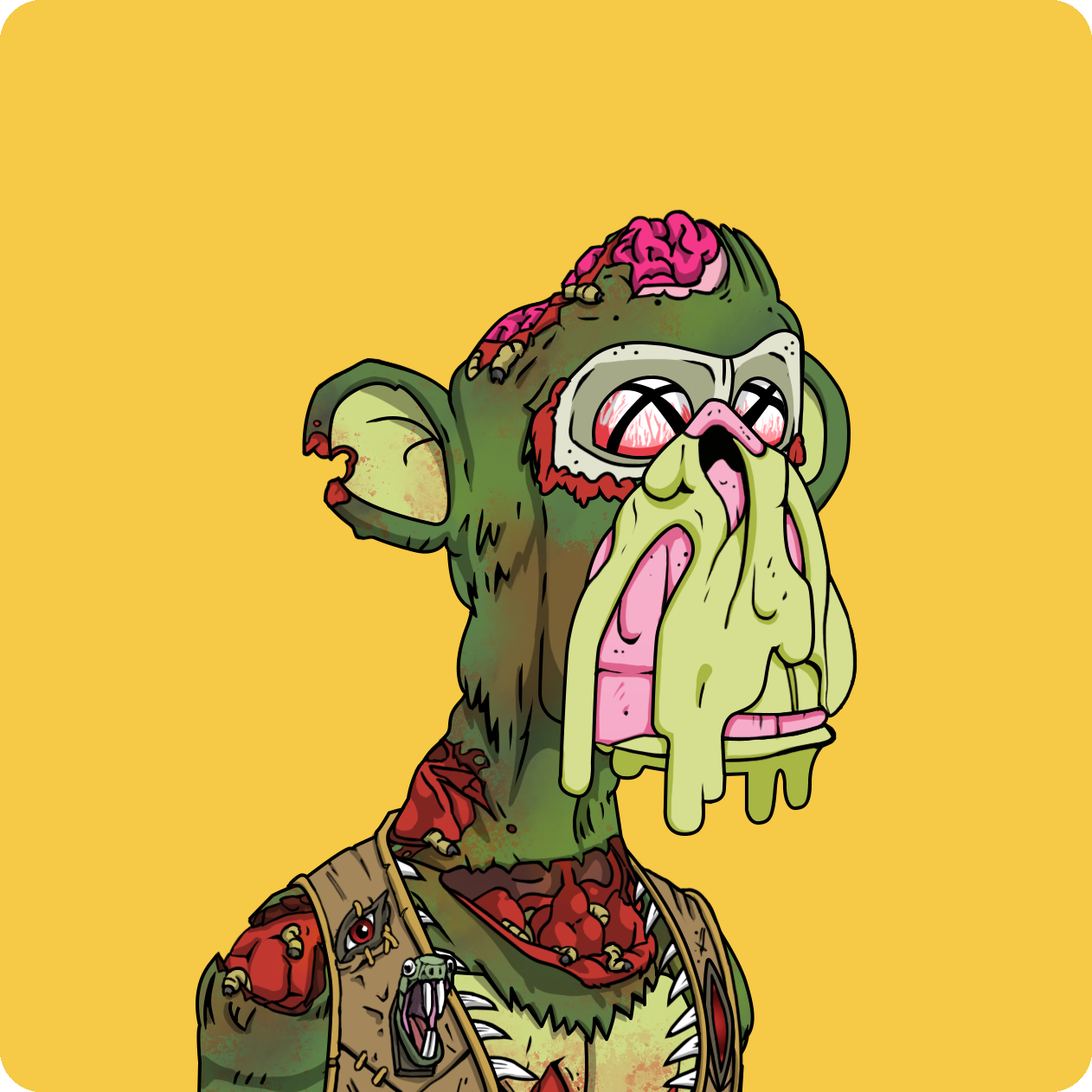 Yuga Labs - Mutant Ape Yacht Club - NFT # 7543