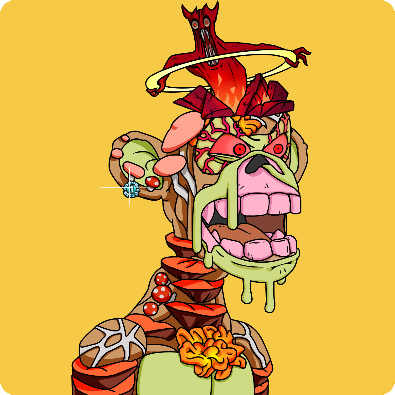 Yuga Labs - Mutant Ape Yacht Club - NFT # 6608