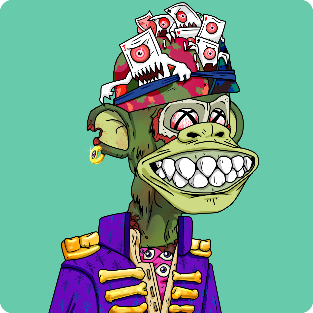 Yuga Labs - Mutant Ape Yacht Club - NFT # 14214