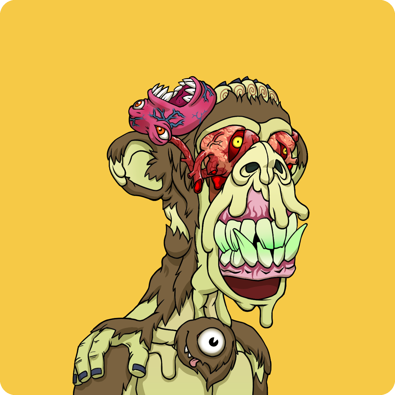 Yuga Labs - Mutant Ape Yacht Club - NFT # 3648