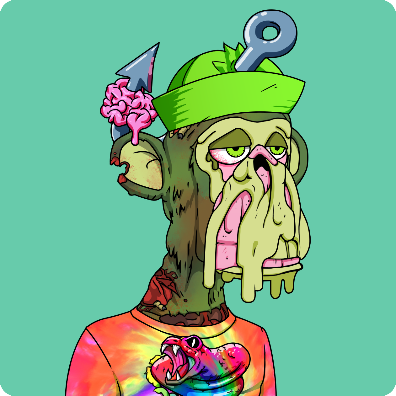 Yuga Labs - Mutant Ape Yacht Club - NFT # 3480