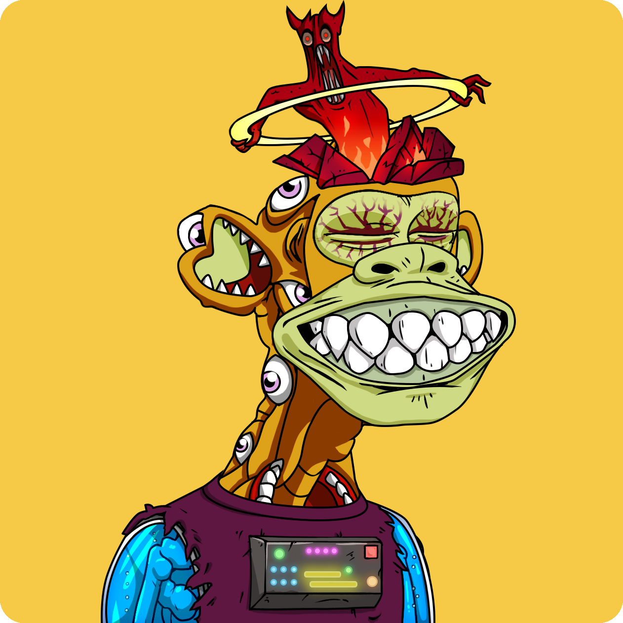 Yuga Labs - Mutant Ape Yacht Club - NFT # 6600