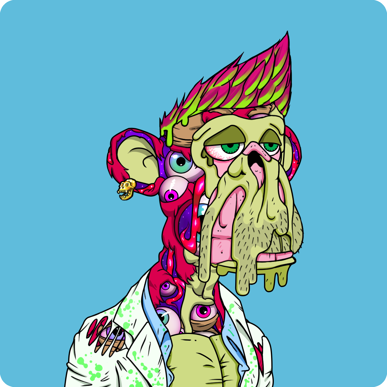 Yuga Labs - Mutant Ape Yacht Club - NFT # 7989