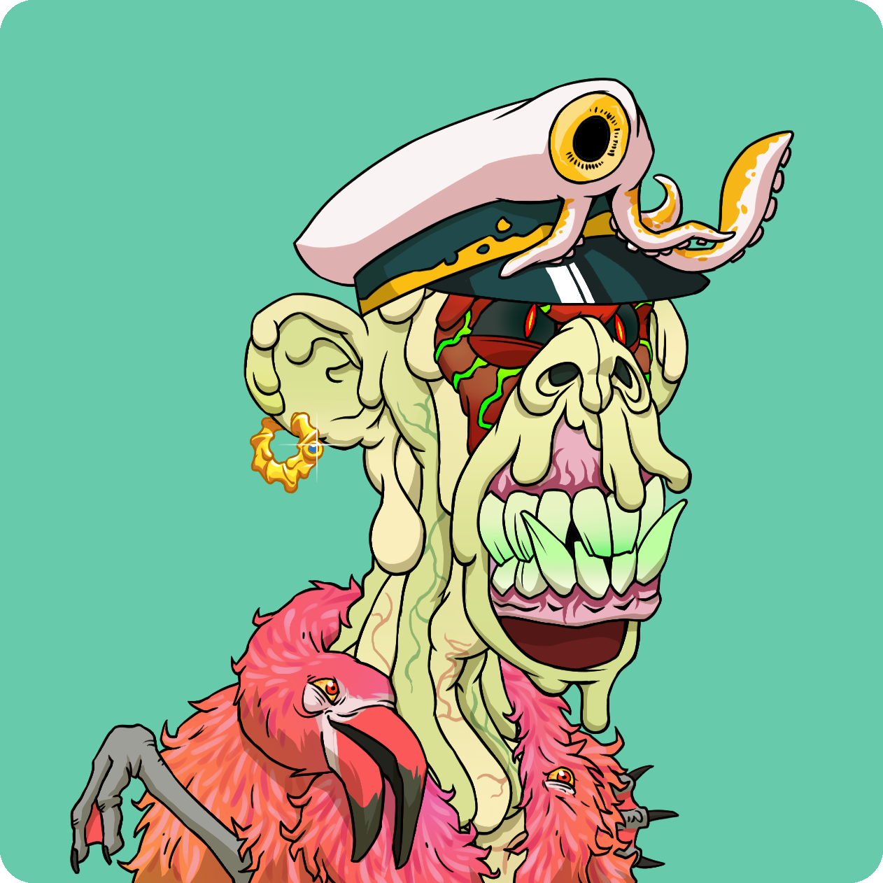 Yuga Labs - Mutant Ape Yacht Club - NFT # 9523