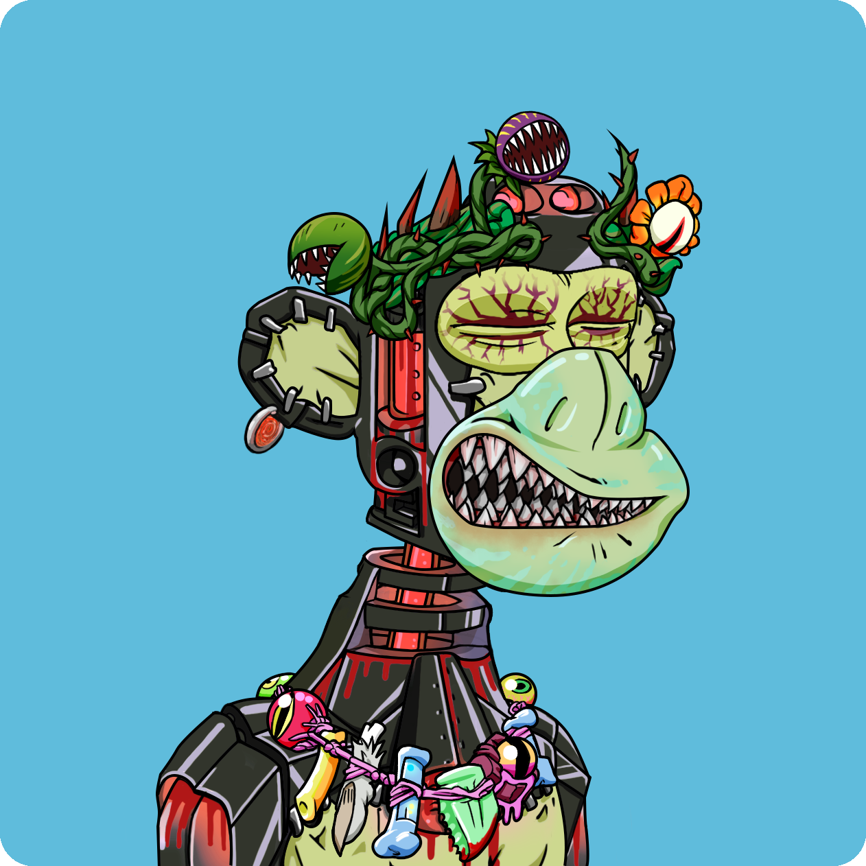 Yuga Labs - Mutant Ape Yacht Club - NFT # 3910