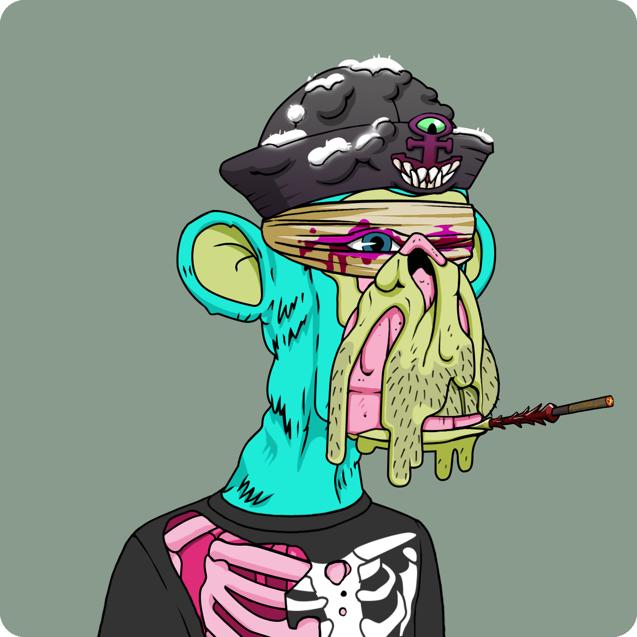 Yuga Labs - Mutant Ape Yacht Club - NFT # 10302